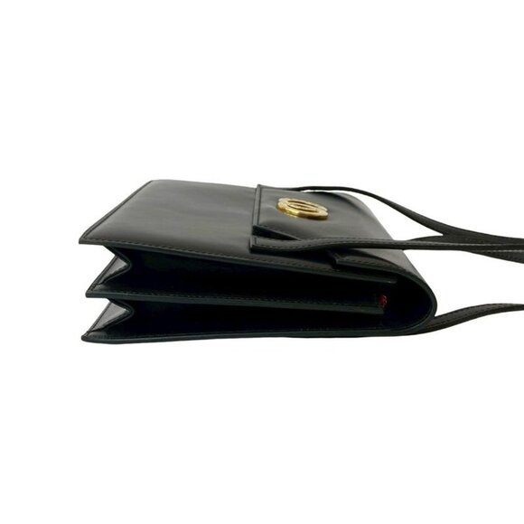 Celine Vintage Circle Logo Hardware Calf Leather Handbag Mini - Picture 6 of 10